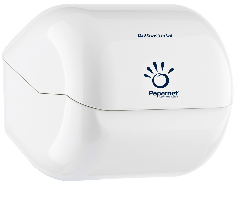 Toiletpapierdipsenser - Witte PVC - voor 1 toiletrol